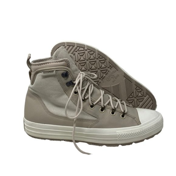 Converse Chuck Taylor Terrain High Top Boots Canvas Leather Men's Cream A00716C - Picture 5 of 8